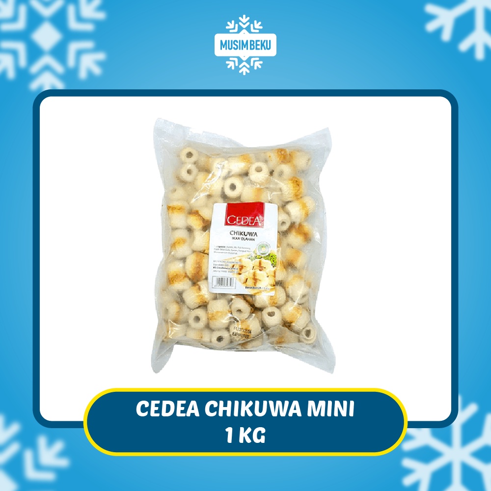 

Cedea Chikuwa Mini 1 Kg Shabu Steamboat Halal Premium