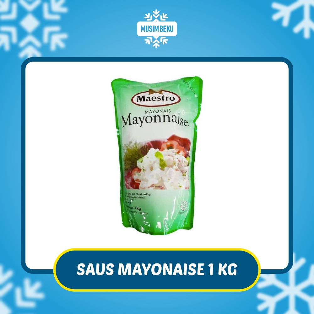 

Maestro Mayonnaise Saos Mayones Isi 1 Kg