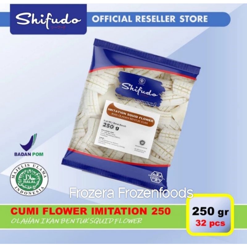 

❄LANGSUNG KIRIM❄ SHIFUDO KEMBANG CUMI 250gr ISI 32 Biji / Frozenfoods Murah