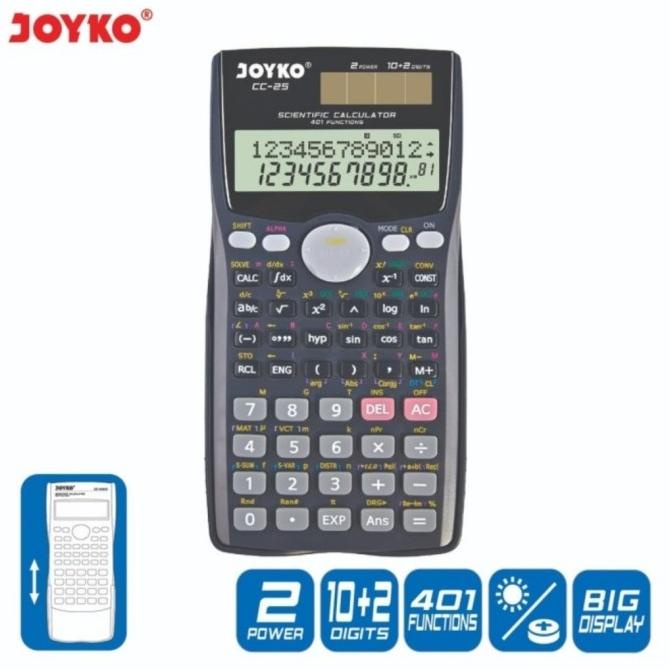 

JOYKO CC-25 ~ Kalkulator Sekolah / Scientific Calculator CC25 Kuliah