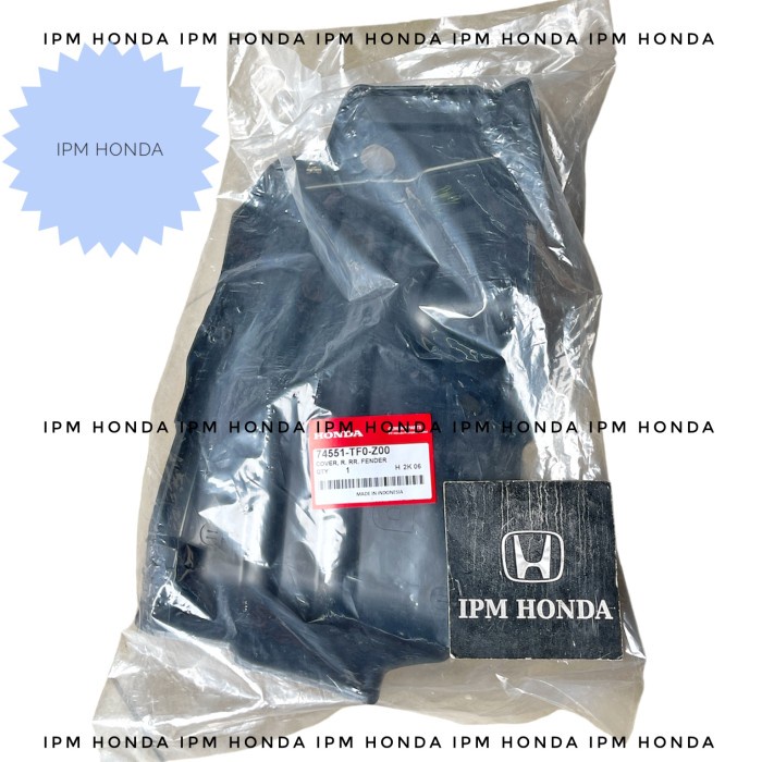 Terlaris Plastik Inner Liner Fender Spakbor Belakang Honda Jazz Ge8 2012 2013