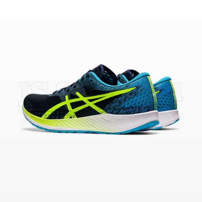 ASICS HYPER SPEED MEN'S RUNNING SHOES - FRENCH BLUE/HAZARD GREEN