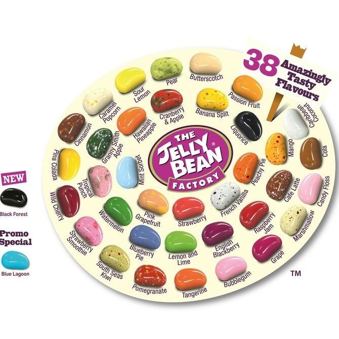 

The Jelly Bean Factory 36 Flavours Candy 50g Permen Aneka Rasa Import