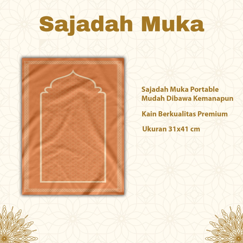 Sajadah Sujud/ Sajadah Kepala Mini/ sajadah muka / sejadah muka / sajadah kecil / sejadah kecil Moti
