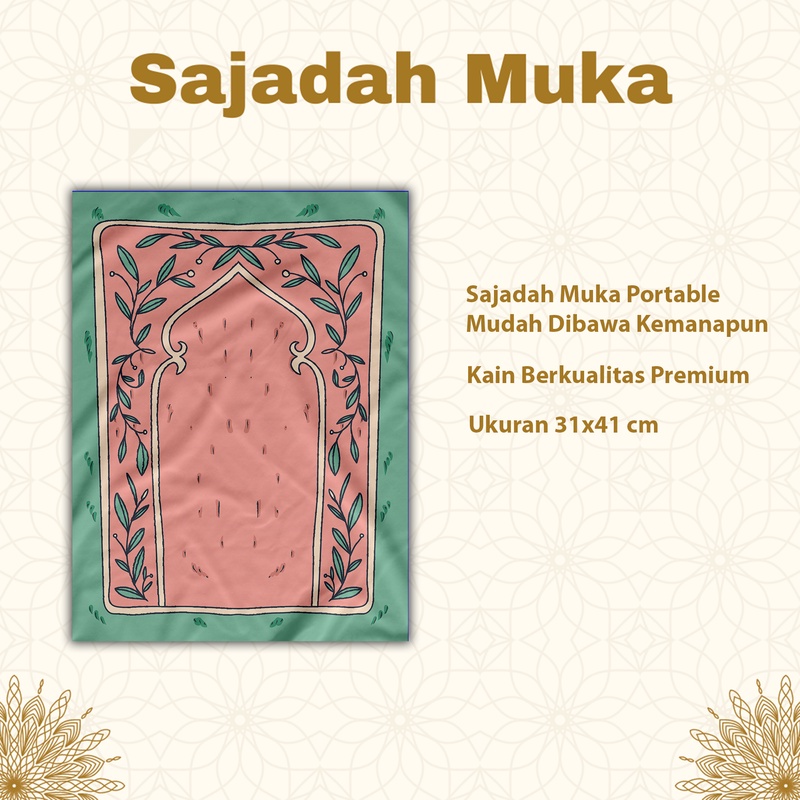 Sajadah Sujud/ Sajadah Kepala Mini/ sajadah muka / sejadah muka / sajadah kecil / sejadah kecil Moti