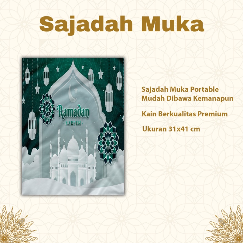 Sajadah Sujud/ Sajadah Kepala Mini/ sajadah muka / sejadah muka / sajadah kecil / sejadah kecil Moti