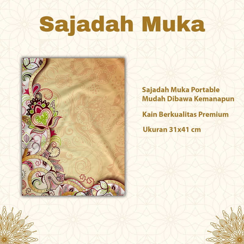 Sajadah Sujud/ Sajadah Kepala Mini/ sajadah muka / sejadah muka / sajadah kecil / sejadah kecil Moti