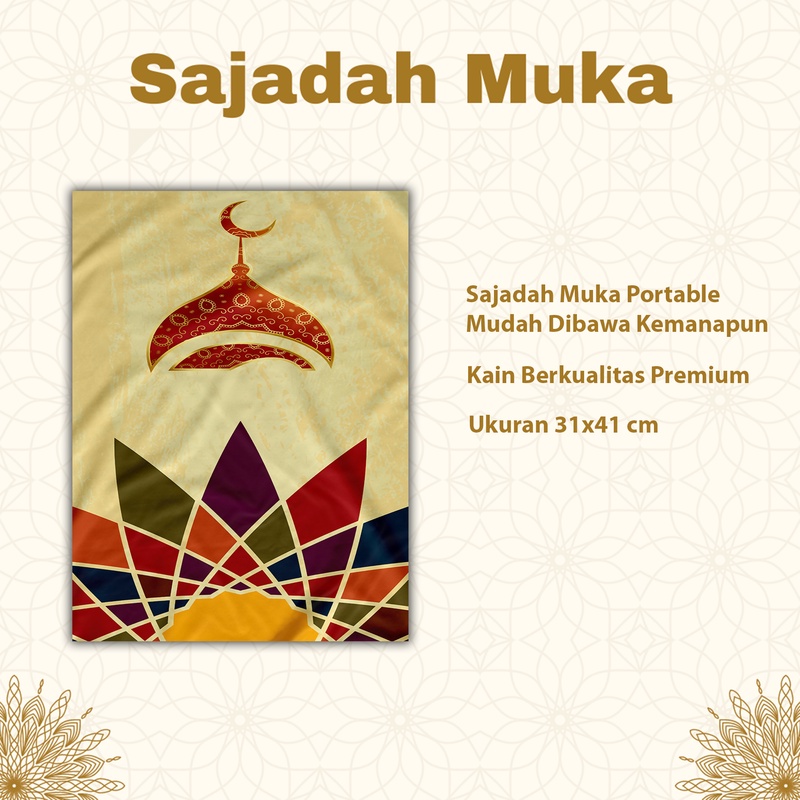 Sajadah Sujud/ Sajadah Kepala Mini/ sajadah muka / sejadah muka / sajadah kecil / sejadah kecil Moti