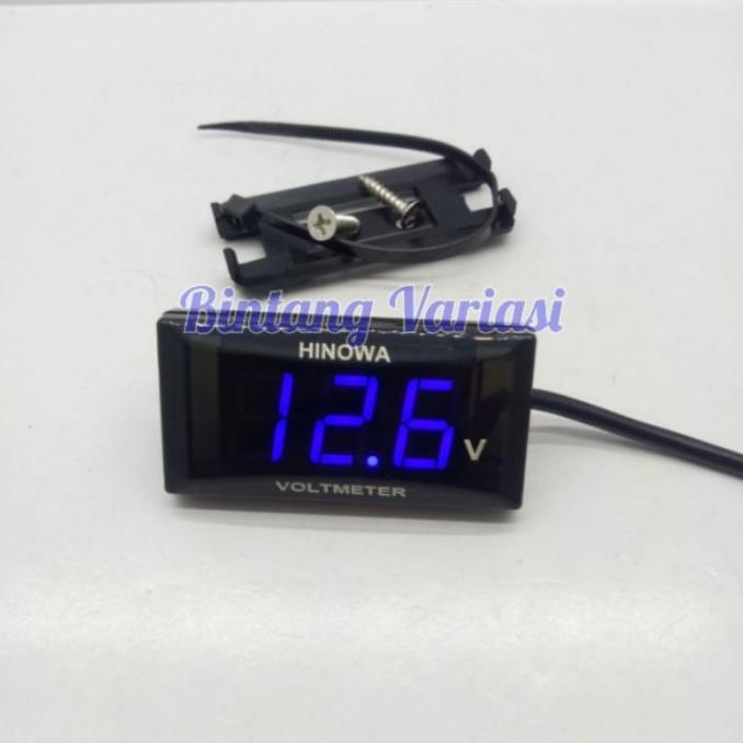 SALE Voltmeter Aki Motor 12volt Volt Meter Digital 12v Ampere Aki Waterproo Termurah