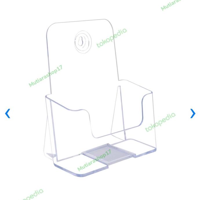 

,,,,,,,] Holder Brosur Portrait Akrilik Transparant A5 - 11 x 10 x 19 cm