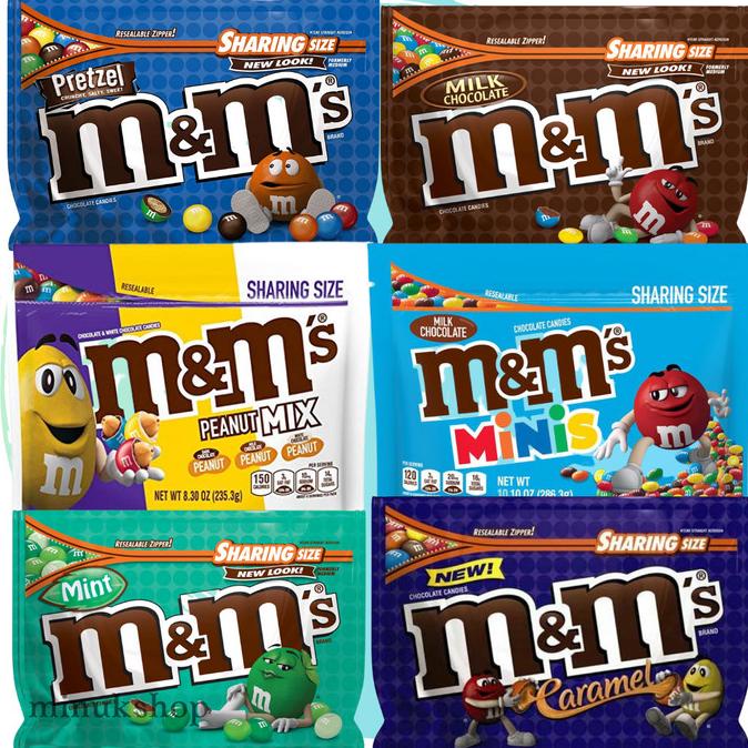 

M&M Chocolate Candy Sharing size Snack Import
