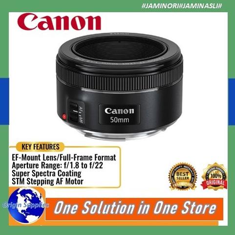 Lensa Canon Ef 50Mm F1.8 Stm / Lensa Fix Canon 50Mm Stm Original