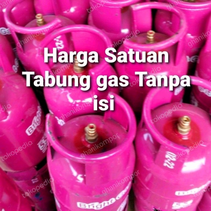 Tabung Gas Lpg 5.5 Kg / Tabung Bright Gas / Tabung Pink + Isi