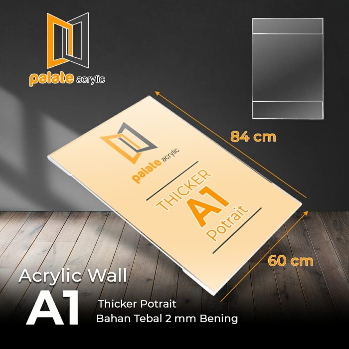 

Terlaris Akrilik Wall A1 / Acrylik / Thicker / Akrilik Dinding Brosur 2Mm