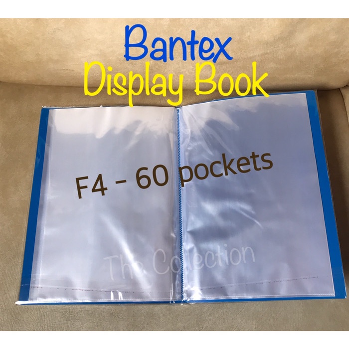 

Terlaris Atk0686Bx 60 Pocket F4 Display Book 3187Xx Bantex Clear Holder Folio