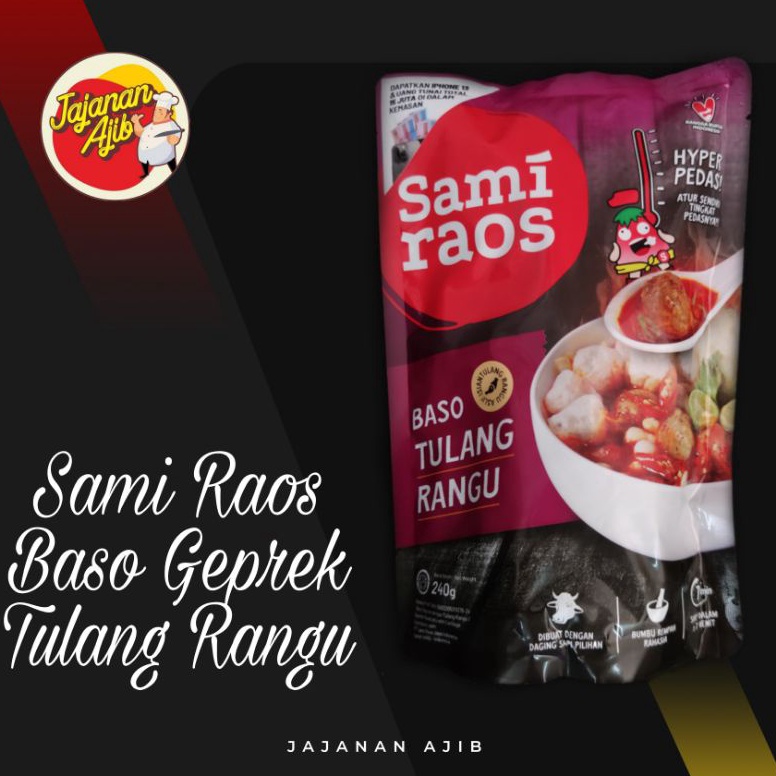 

➨8i Diskon Promo➫ Baso Tulang Rangu Sami Raos P100 ✩