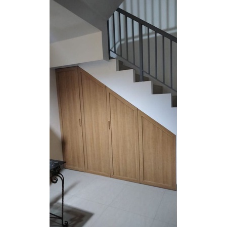 Pintu Bawah Tangga / Lemari Tangga / Lemari Bawah Tangga / Lemari Custom / Pintu Tangga