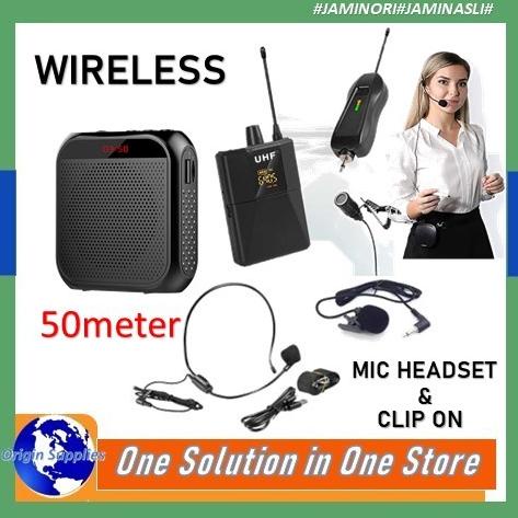 Gosear Mic Mikrofon Wireless Speaker Pinggang Penguat Pengeras Suara Original