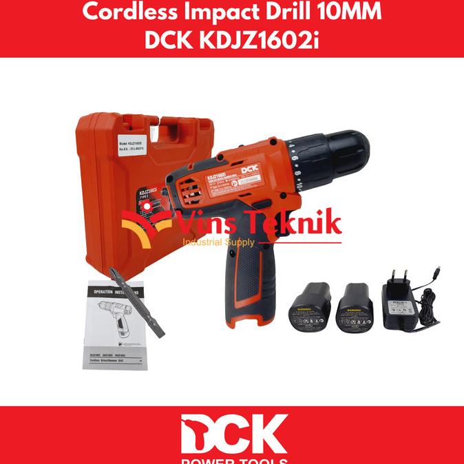 Cordless Drill Driver Mesin Bor Baterai Kdjz 1602 Dck Kdjz1602Ie