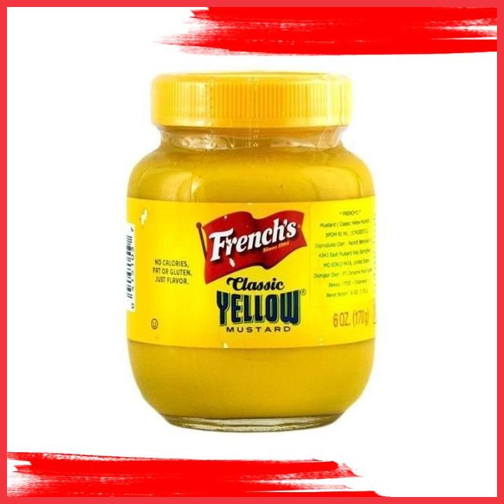 

(WJS) FRENCH CLASSIC YELLOW MUSTARD 6OZ 170GR
