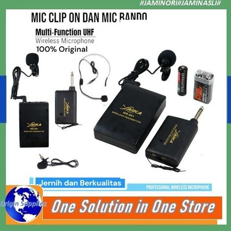 Mic Clip On Wireless Mic Imam Masjid/Ceramah/Presentasi Original Original