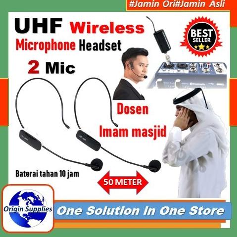 Mic Wireless 2 Bando Original