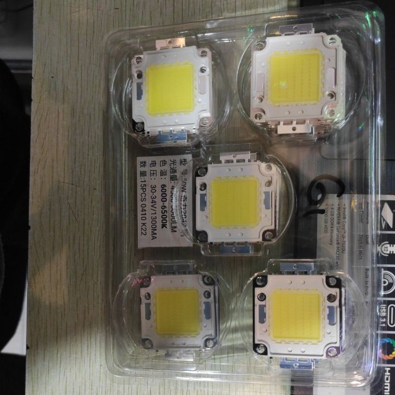 Chip Led Mata Led COB 50Watt 50 watt 50 W 50w