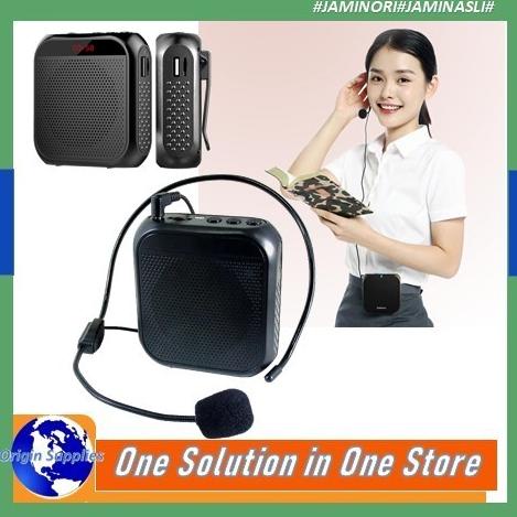 Portable Mic Microphone Karaoke Instruktur Senam Dosen Toa Mini Suara Original