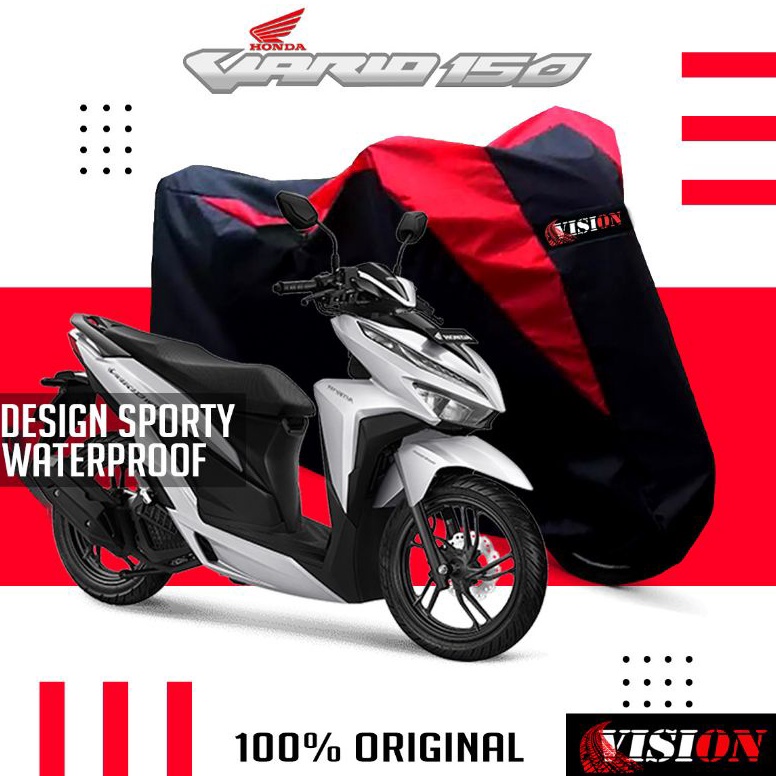 SIAP KIRIM Cover motor Vario 125/150 Penutup motor Vario 125/150 Sarung motor Vario 125/150 waterpro