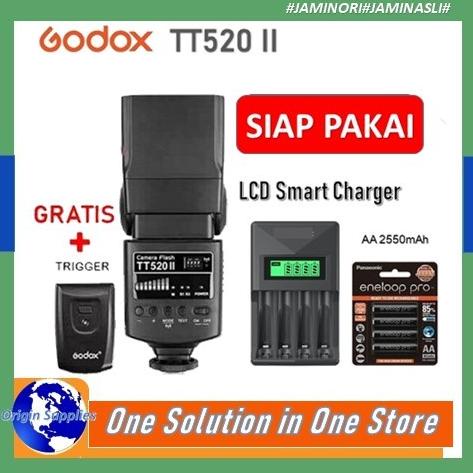 Godox Tt520 Ii Camera Flash + Trigger Original