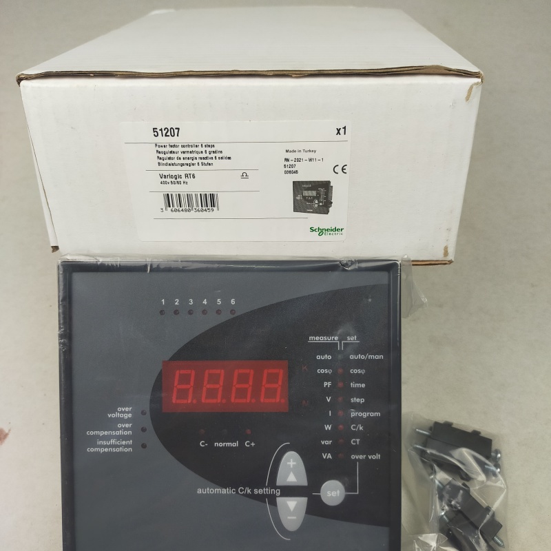 Schneider 51207 Varlogic RT6 Varmeter Controller Capacitor Regulator