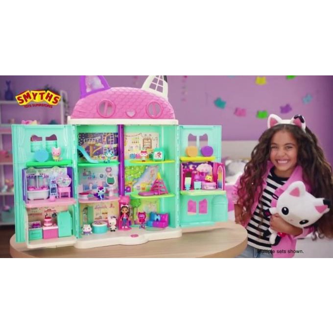 Mainan Gabby'S Dollhouse Purrfect Dollhouse Gabby Dollhouse