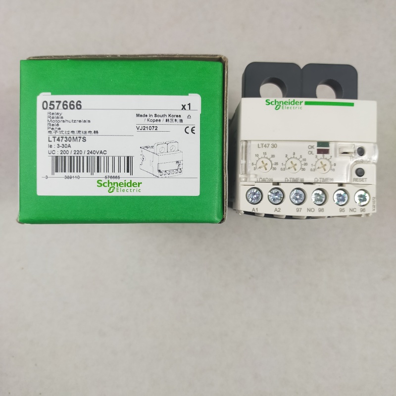 Schneider LT4730M7S TeSysLT47 Over Current Relay 3~30A coil ~240vac