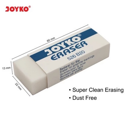 

Eraser / Penghapus pensil Joyko 526-B20