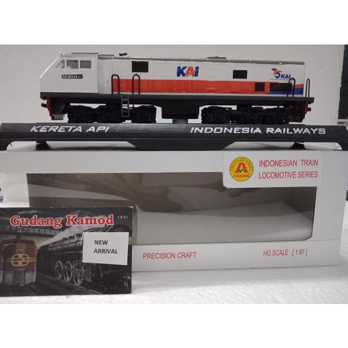 Agung Craft Dummy Lokomotif Ho Scale Cc203, Logo Kai 2020