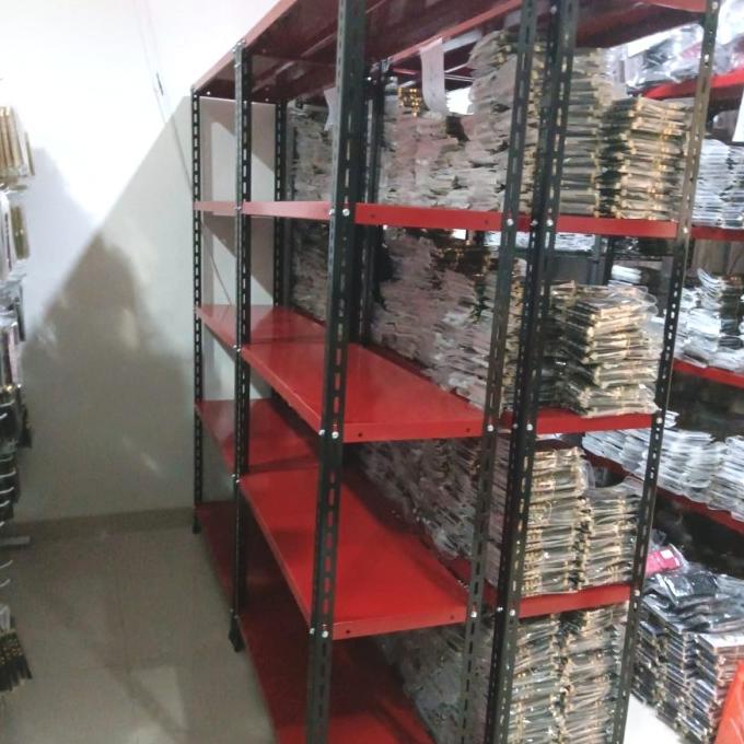 Rak Susun Besi Serbaguna Ud Jaya Tempat Penyimpanan Gudang 30X100X200