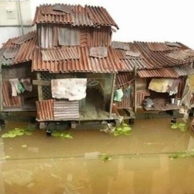 Diorama Rumah Jamban Aquascape Versi Mini