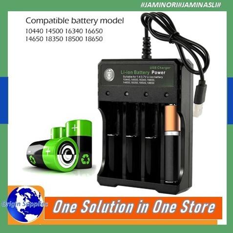 Charger Taff C2 3A Usb Battery Charger Vapor 18650 Vape Original