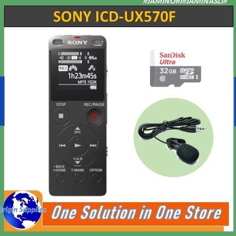 Sony Icd-Ux570 Stereo Digital Voice Recorder Original