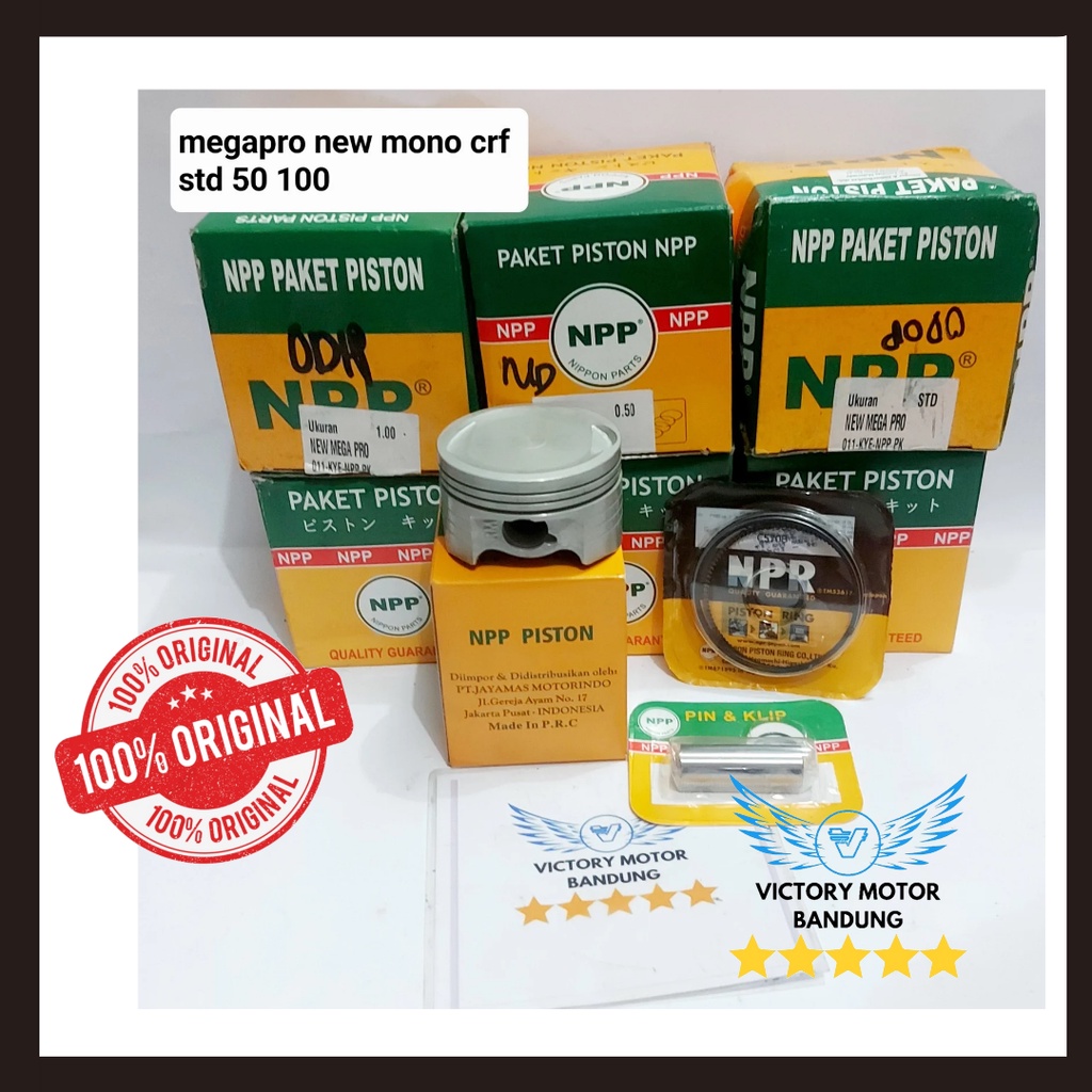 Seher Kit Piston Kit NPP Verza Megapro New Crf 150 std 50 100