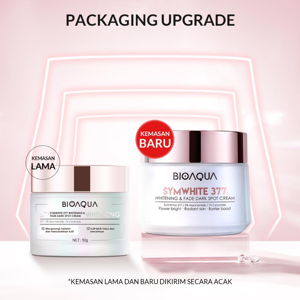 Termurah Bioaqua Symwhite 377 Whitening & Fade Dark Spot Cream Krim 50G Pelembab Wajah With Vitamin 