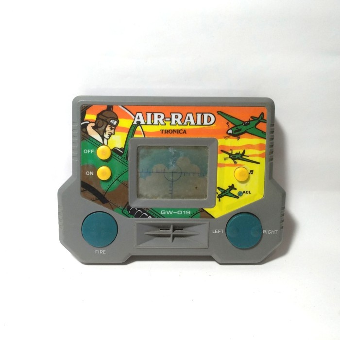 Game Watch Gimbot Gamebot Air Raid Tronica Jet Pesawat Toy Jadul Lawas