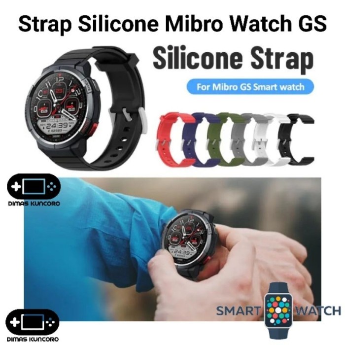 SALE - STRAP SILICONE MIBRO WATCH GS SILICON TALI JAM KARET RUBBER