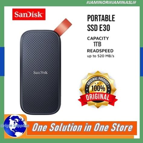 Sandisk Portable Ssd 1Tb Sandisk E30 Hard Drive Eksternal Original