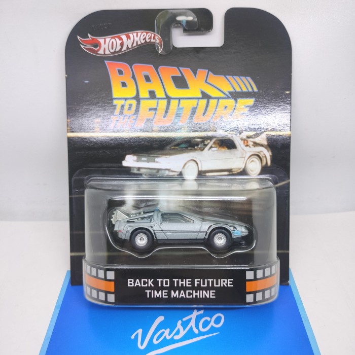 HOT SALE HOT WHEELS BACK TO THE FUTURE TIME MACHINE HOTWHEELS RETRO 2013 TERBARU