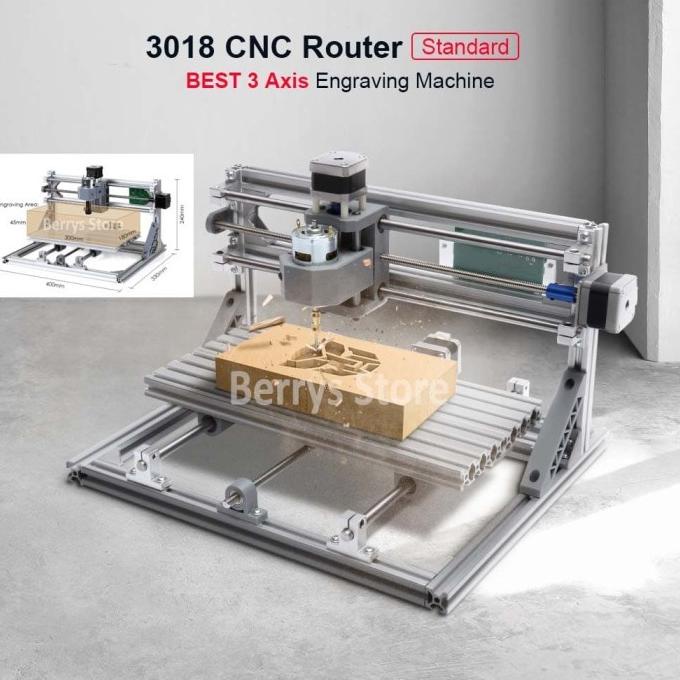 MESIN CNC MINI ROUTER MILLING CUTTING GRAFIR PCB KAYU AKRILIK