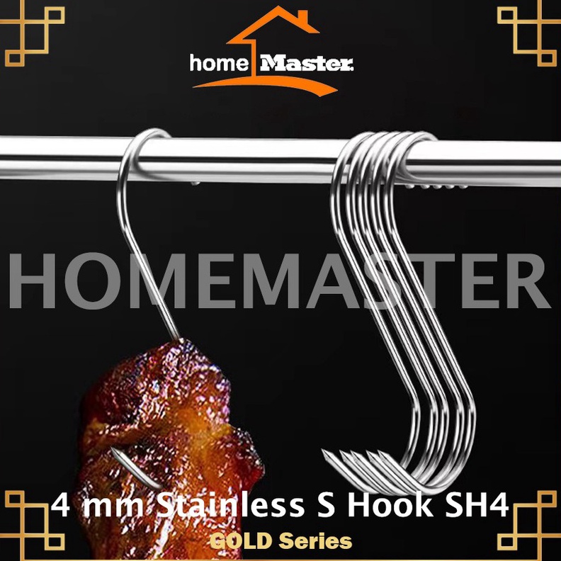 Super Promo HomeMaster Hook/Kait/Gantungan Stainless BBQ/Barbecue/Barbeque Hongkong Peking Duck/Bebe