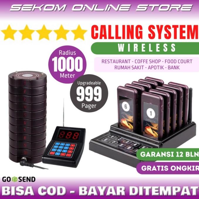 Wireless Calling System - Paging System - Restaurant Pager KOLMI