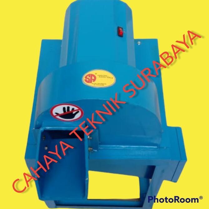 MESIN CACAH RUMPUT DAN DAUN PANDAN LISTRIK 200 WATT terjamiin