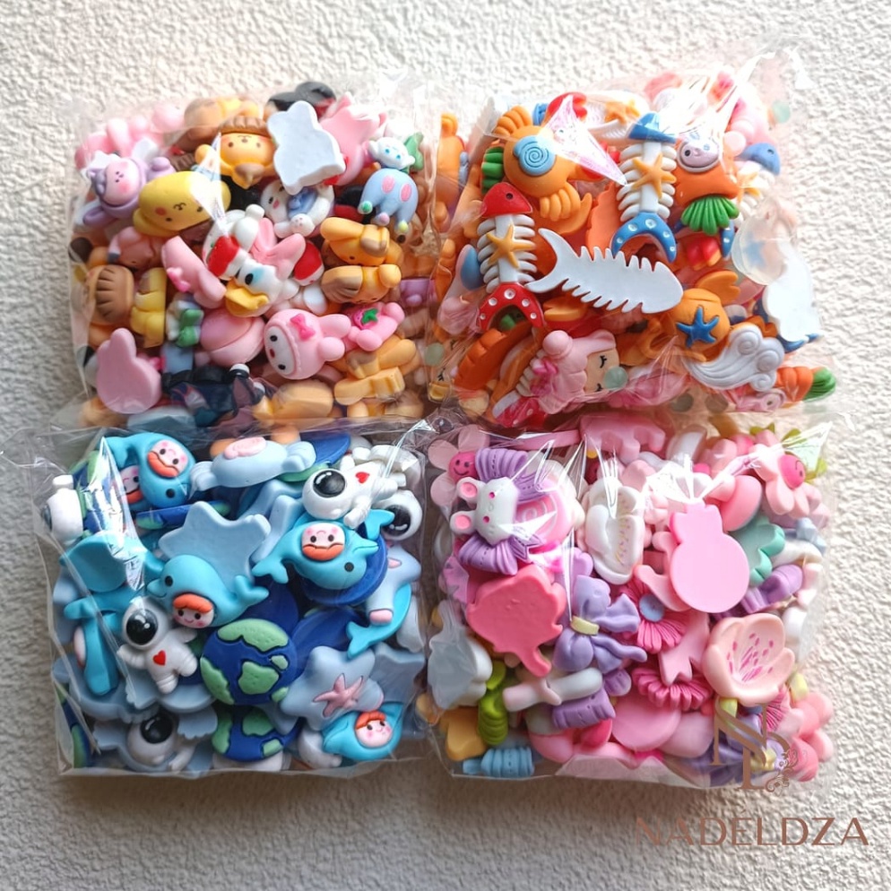 Terbaru Resin Clay Karakter Grosir (isi 100)